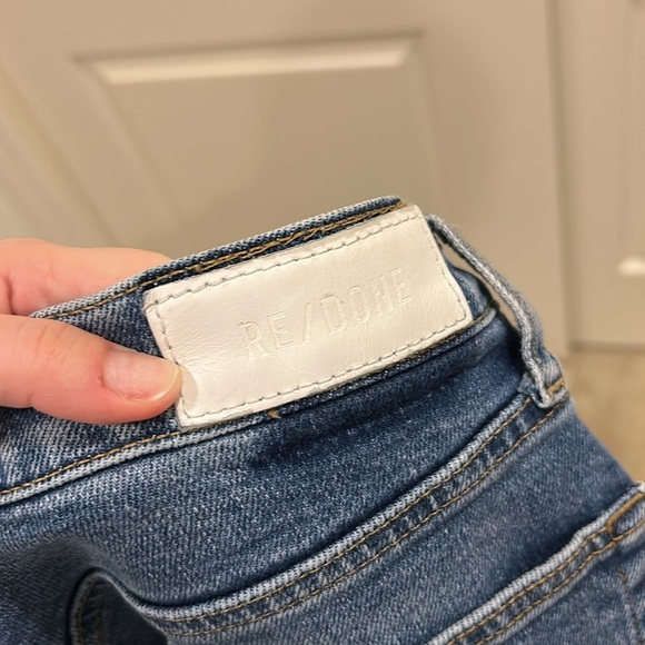 RE/DONE 90s High Rise Ankle Crop Jeans - Picture 7 of 9